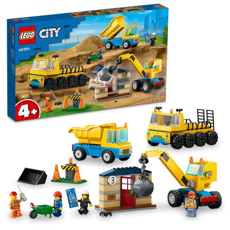 LEGO-City-60391-Camion-da-Cantiere-e-Gru-con-Palla-da-Demolizione-Set-con-Veicoli-Giocattolo-Giochi-Educativi-per-Bambini-4-