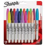 Sharpie Fine evidenziatore 18 pz Punta sottile Multicolore