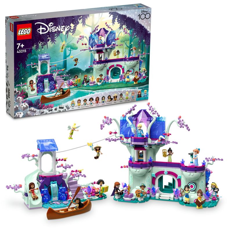 LEGO-Disney-La-Casa-sull-Albero-Incantata-con-13-Mini-Bamboline-come-la-Principessa-Jasmine-Elsa-e-Anna