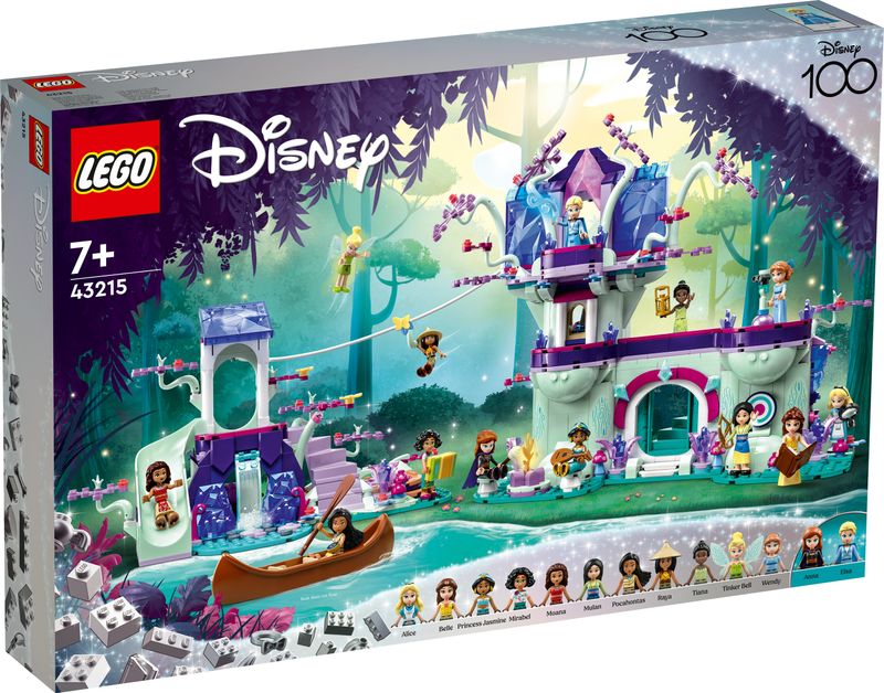 LEGO-Disney-La-Casa-sull-Albero-Incantata-con-13-Mini-Bamboline-come-la-Principessa-Jasmine-Elsa-e-Anna