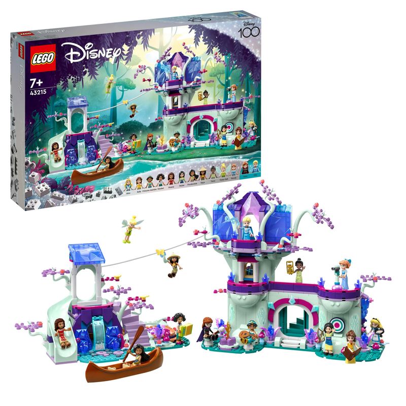 LEGO-Disney-La-Casa-sull-Albero-Incantata-con-13-Mini-Bamboline-come-la-Principessa-Jasmine-Elsa-e-Anna