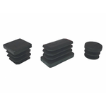 6 x bl puntali alettati 30x30 mm nero 8 pz