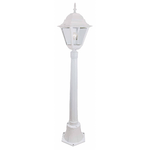 Lampione new yorkh.cm 110 a 1 luce bianco