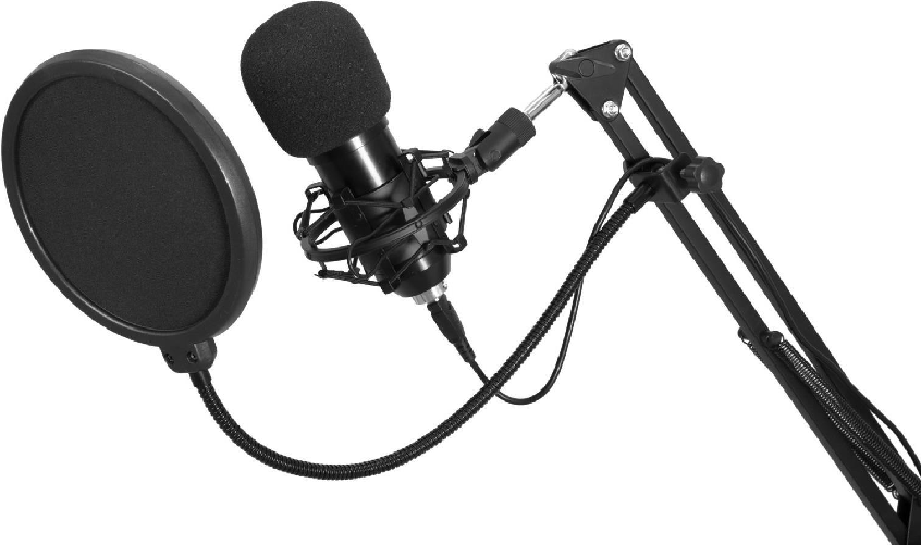 Supporto Omnitronic BMS-1C Tipo di trasmissione del microfono USB (dettagli) cablato incl. cavo incl.