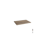 TOP IN LEGNO PER BASE MOD. UNIKA Misura: cm 70x46x1,8 Olmo Cemento