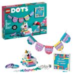 LEGO-DOTS-41962-Family-Pack-Creativo---Unicorno-Regalo-per-Bambine-e-Bambini-Set-5in1-Scatola-Portaoggetti-e-Braccialetti