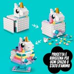 LEGO-DOTS-41962-Family-Pack-Creativo---Unicorno-Regalo-per-Bambine-e-Bambini-Set-5in1-Scatola-Portaoggetti-e-Braccialetti