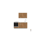 CUCINA COMPLETA DA 180 CM Misura: Rovere miele