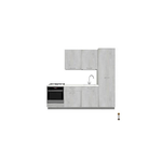 CUCINA COMPLETA DA 240 CM Misura: Rovere miele