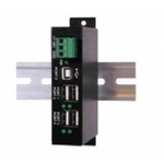 EXSYS Kit HUB USB 2.0 4 porte DIN-RAIL esterne