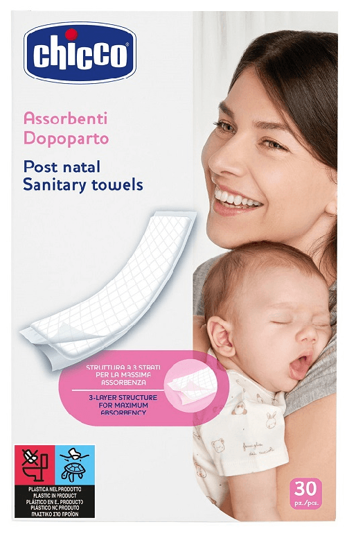 CHICCO ASSORBENTI PROTECTION POSTPARTO 30 PEZZI