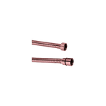 FLESSIBILE DOCCIA IN OTTONE - ATTACCO 1/2F X 1/2F Misura: Rame   -  cm 150