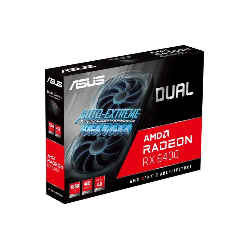 ASUS-Dual--RX6400-4G-AMD-Radeon-RX-6400-4-GB-GDDR6