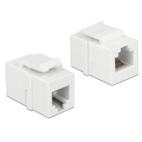 Delock-Modulo-Keystone-Jack-RJ12--Jack-RJ12-Cat.3-bianco