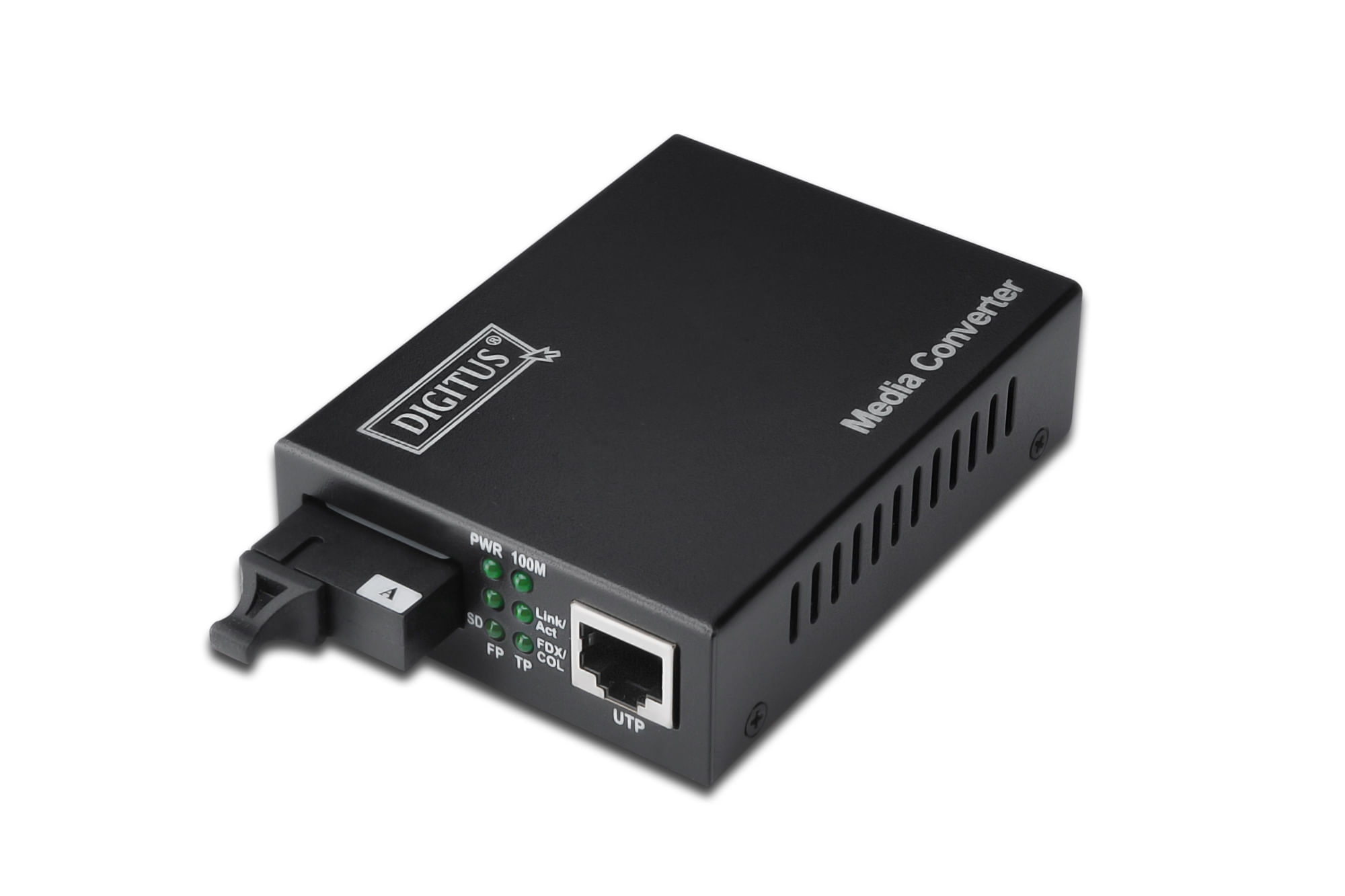 Digitus DN-82122 convertitore multimediale di rete 1000 Mbit-s 1310 nm Modalita' singola Nero