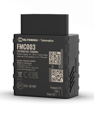 Teltonika FMC003 ist ein kleines Plug-and-Play-Gert mit LTE CAT 1-Netzwerkabdeckung einschlielich 2G (GSM) Fallback
