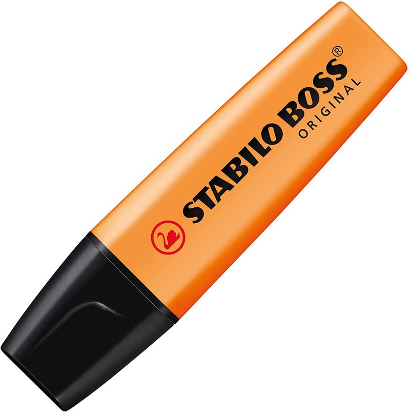 STABILO-Evidenziatore-Boss-Arancio-2-Pezzi