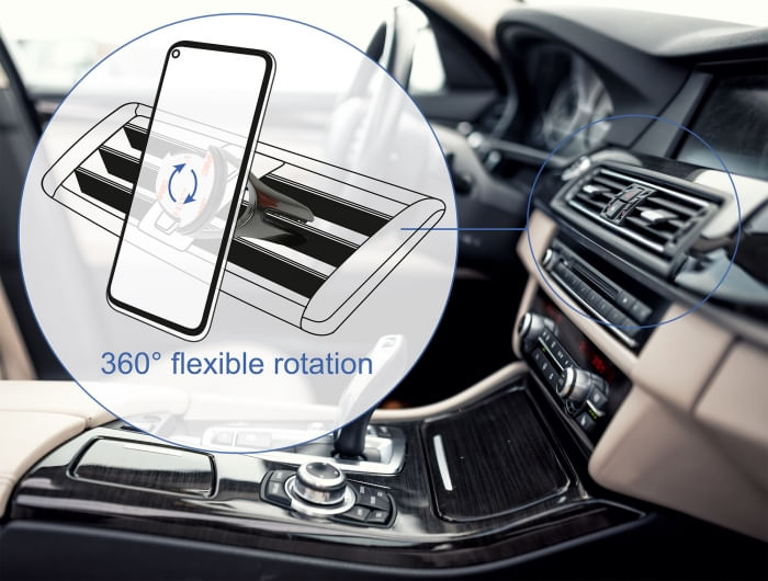 Delock-Supporto-universale-per-cellulare-Mini-4-in-1-antracite