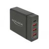 Delock-Caricatore-USB-1-x-USB-Type-C-PD-3-x-USB-Type-A-60-W-12-W