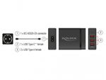 Delock-Caricatore-USB-1-x-USB-Type-C-PD-3-x-USB-Type-A-60-W-12-W