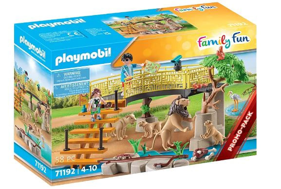 Playmobil-Family-Fun---Leoni-nel-recinto-esterno--71192-