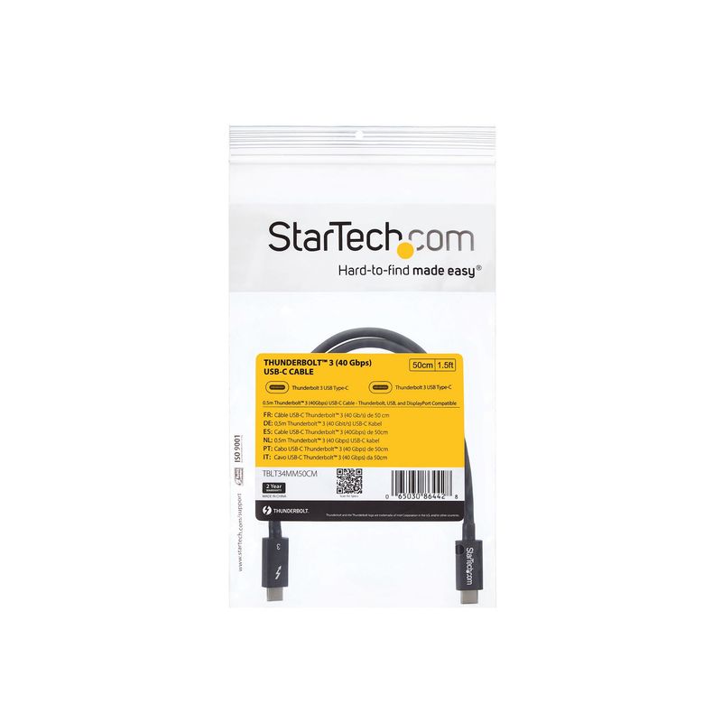 StarTech.com-Cavo-Thunderbolt-3-USB-C---40Gbps--da-05m---Compatibile-con-Thunderbolt-e-USB