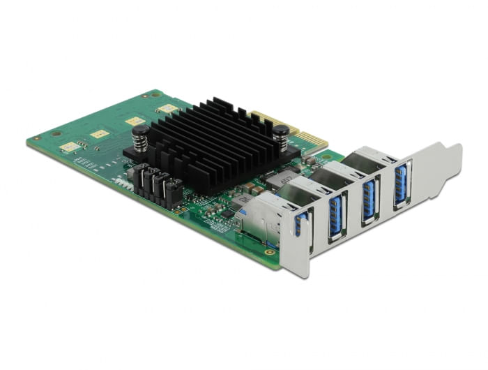 Anschlsse-extern-4-x-USB-3.0-Typ-A-Buchse-intern-1-x-PCI-Express-x4-V2.0--Chipsatz-4-x-Renesas-uPD720202--Datentransferr
