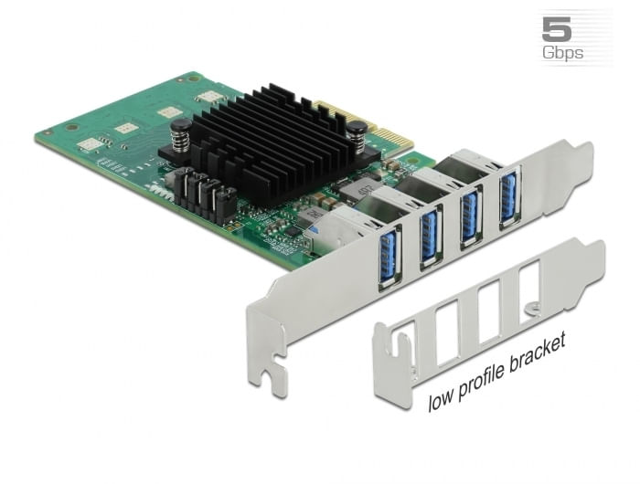 Anschlsse-extern-4-x-USB-3.0-Typ-A-Buchse-intern-1-x-PCI-Express-x4-V2.0--Chipsatz-4-x-Renesas-uPD720202--Datentransferr