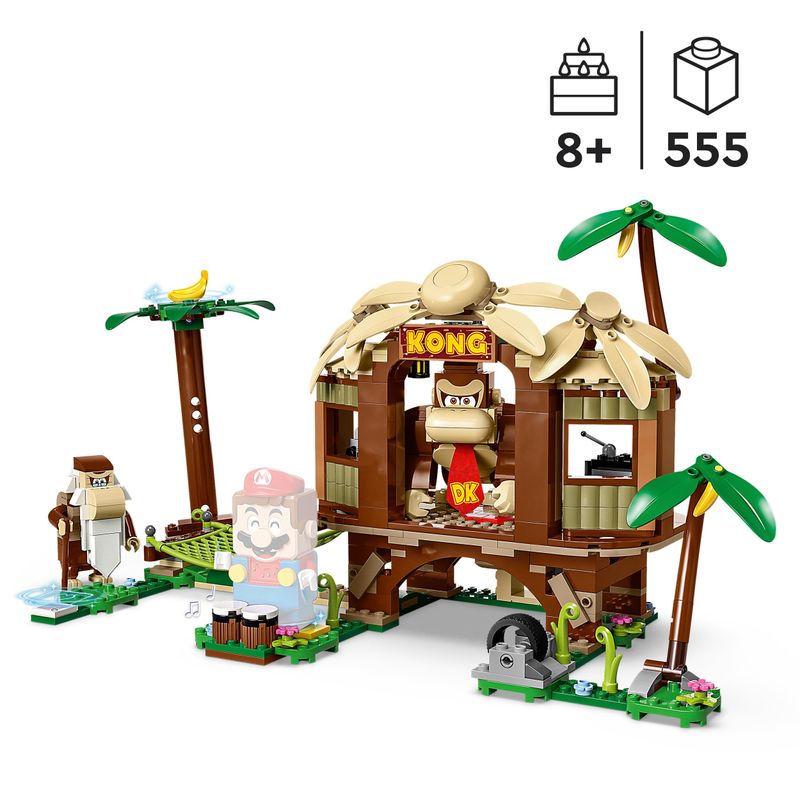 LEGO-Super-Mario-71424-Pack-di-Espansione-Casa-sull-Albero-di-Donkey-Kong-Giochi-per-Bambini-e-Bambine-8--con-2-Personaggi