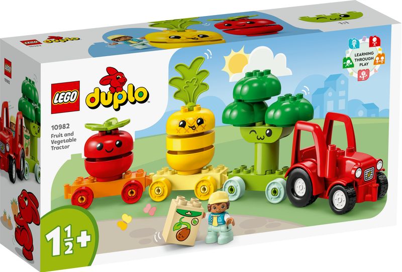 LEGO-DUPLO-My-First-10982-Il-Trattore-di-Frutta-e-Verdura-Gioco-Impilabile-per-Bambini-da-15-a-3-Anni-Giochi-Educativi