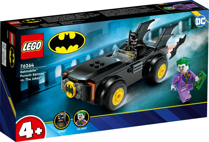 LEGO-DC-76264-Inseguimento-sulla-Batmobile--Batman-vs.-The-Joker-Set-con-2-Minifigure-di-Supereroi-Giochi-per-Bambini-4--Anni