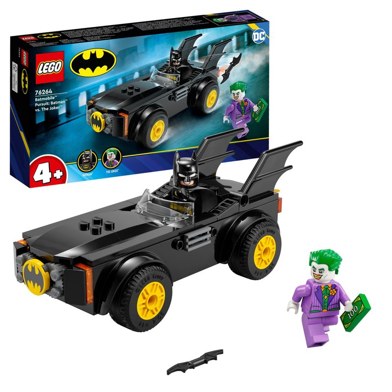 LEGO-DC-76264-Inseguimento-sulla-Batmobile--Batman-vs.-The-Joker-Set-con-2-Minifigure-di-Supereroi-Giochi-per-Bambini-4--Anni