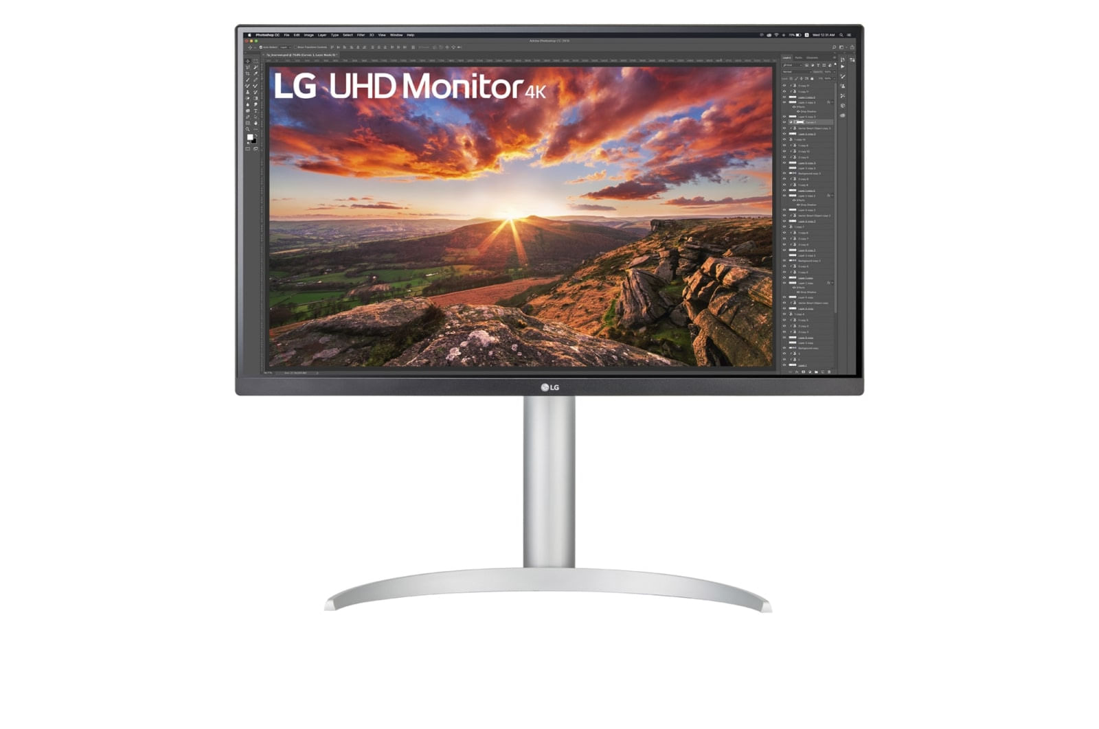 Adobe LG 27UP85NP-W Monitor PC 68,6 cm (27") 3840 x 2160 Pixel 4K Ultra HD LED Argento