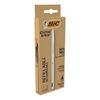 BIC-Cristal-Re-New-Penna-Ricaricabile-Nera-a-Sfera-Fusto-in-Metallo--Punta-1mm--Confezione-1-Penna---2-Ricariche