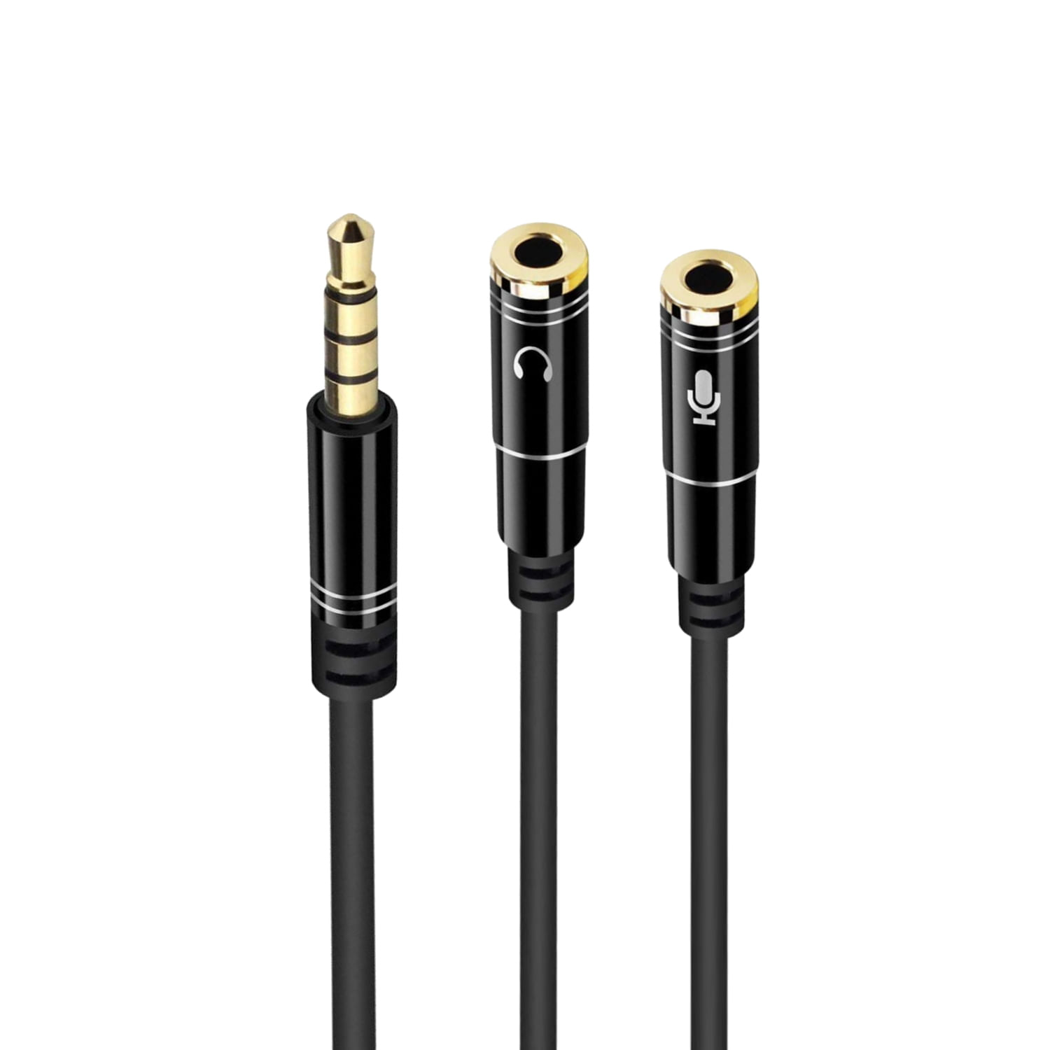 EWENT CAVO AUDIO JACK 35" M 4P A 2 JACK 35 F 3P 030 mm EC1641