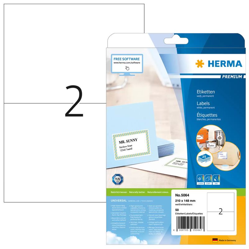 Etichette-universali-HERMA-5064-2100-x-1480-mm-bianco