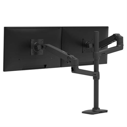 Ergotron-LX-Series-LX-Dual-Stacking-Arm-Tall-Pole-Matte-Black-1016-cm--40---Nero-Scrivania