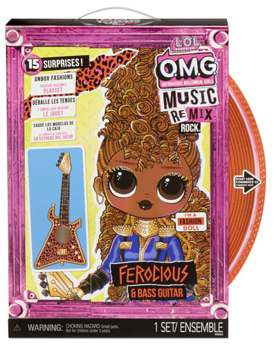 L.O.L.-Surprise-OMG-Remix-Rock--Ferocious-and-Bass-Guitar