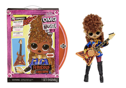 L.O.L.-Surprise-OMG-Remix-Rock--Ferocious-and-Bass-Guitar