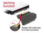 DeLOCK---SATA-Adapter---Serial-ATA-150-300-600---SATA-Combo--S--bis-SATA-Combo--R--abgewinkelt---Schwarz--63943-