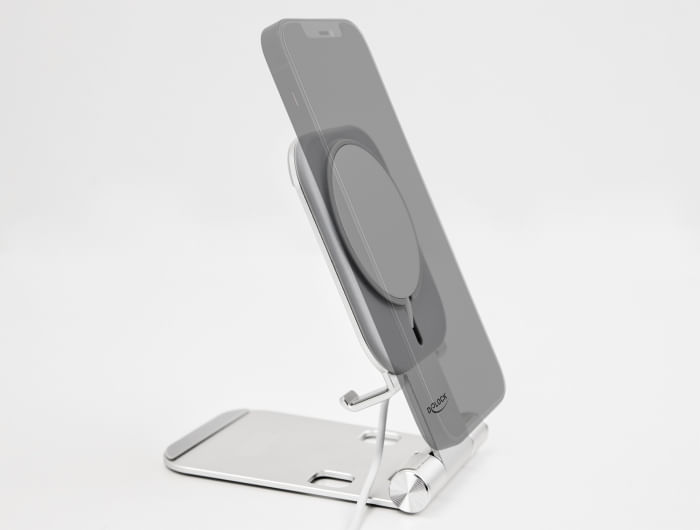 Delock-Supporto-per-supporto-per-smartphone-regolabile-per-Magsafe-in-alluminio