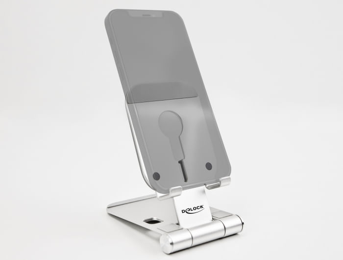 Delock-Supporto-per-supporto-per-smartphone-regolabile-per-Magsafe-in-alluminio