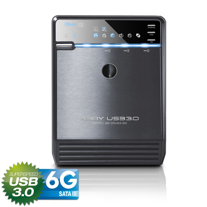 FANTEC-QB-35US3-6G---Festplatten-Array---4-Schachte--SATA-600----0-x---SATA-3Gb-s-USB3.0--extern---1695-
