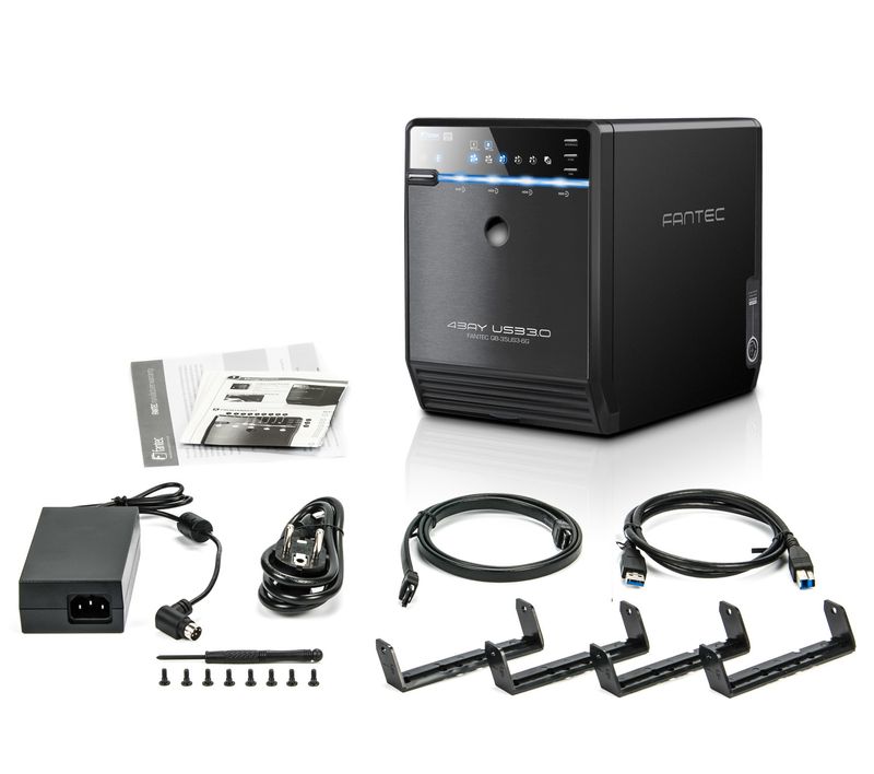 FANTEC-QB-35US3-6G---Festplatten-Array---4-Schachte--SATA-600----0-x---SATA-3Gb-s-USB3.0--extern---1695-