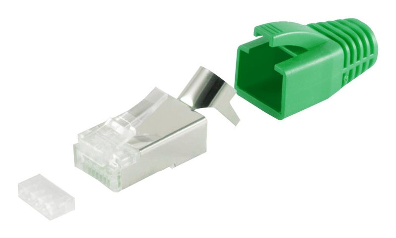 S-CONN-maximum-connectivity-Netzwerk-Modular-Stecker-RJ45-SET-fur-Verlegekabel-bis-AWG-23-Stecker-mit-Zugentlastung-Ei