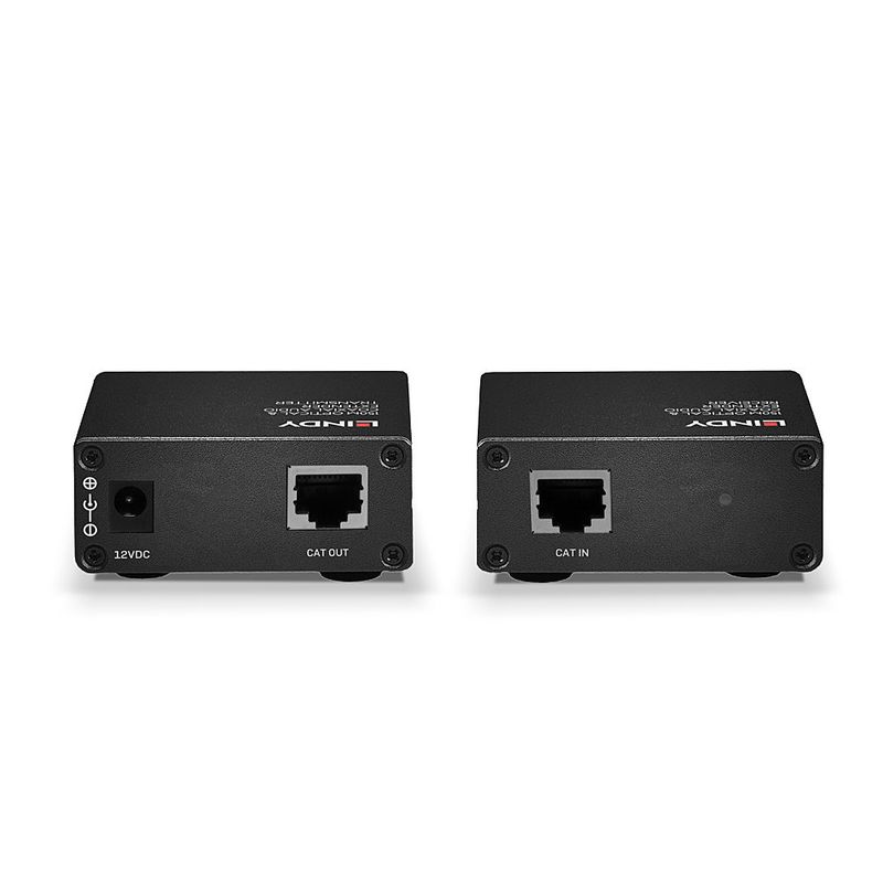 Lindy-70456-moltiplicatore-AV-Trasmettitore-e-ricevitore-AV-Nero--150m-Cat.6-TosLink-Optical-----Coaxial-Digital-Audio--