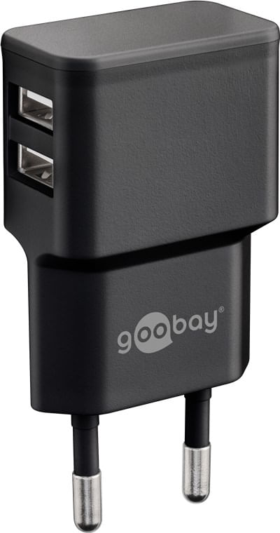 goobay-Strmforsyningsadattatore-12Watt-Europlug--strm-CEE-7-16-
