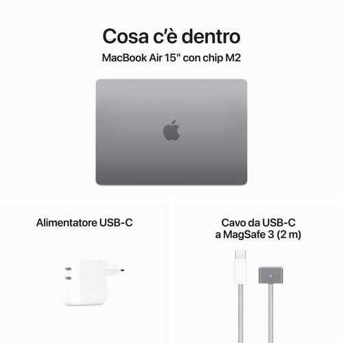 Apple-MacBook-Air-15--M2-8-core-CPU-10-core-GPU-256GB-Grigio-Siderale----APL-MQKP3T-A-MACBOOK-AIR-15-M2-256-SGR-