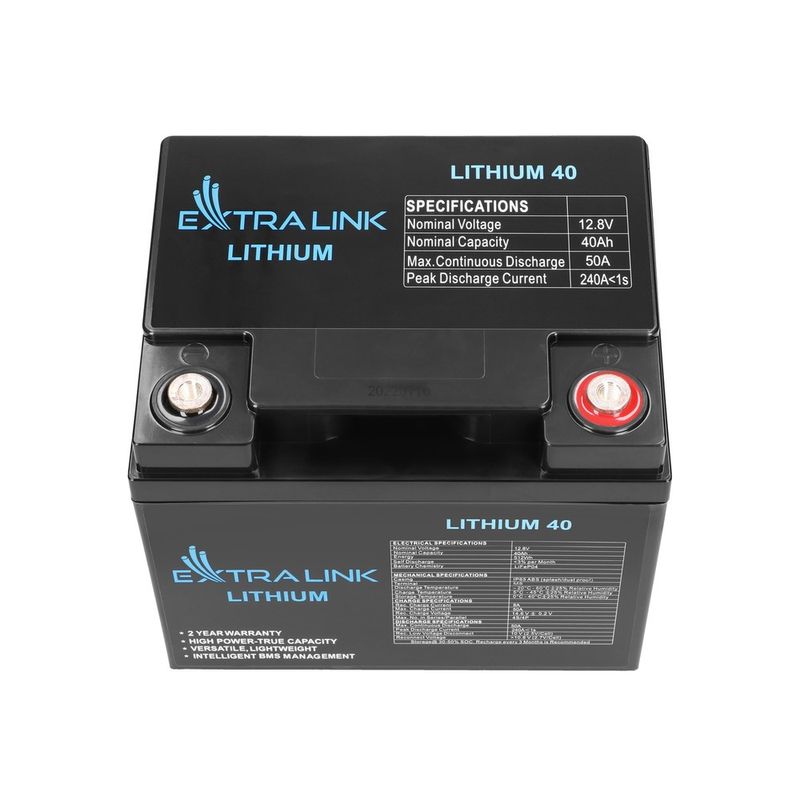Extralink-LiFePO4-40AH--Accumulatore-Batteria--12.8V-BMS