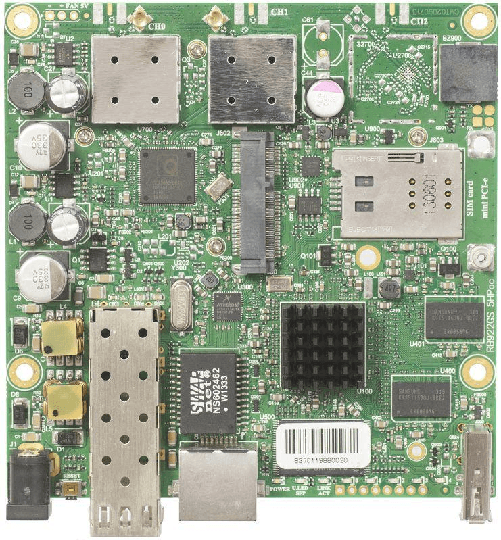 MikroTik RB922UAGS 5HPacD  WiFi Router  5GHz 1x RJ45 1000Mb/s 1x SFP 1x miniPCIe